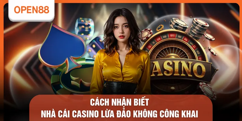 Cách Nhận Biết Nhà Cái Casino Lừa Đảo - 8 Dấu Hiệu Cần Biết 1 Cách nhận biết nhà cái casino lừa đảo không công khai